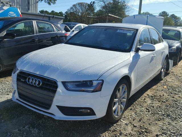 WAUFFAFL4DA169533 - 2013 AUDI A4 PREMIUM WHITE photo 2