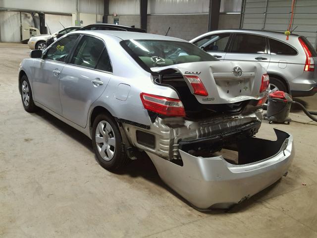 4T1BE46K28U255453 - 2008 TOYOTA CAMRY CE SILVER photo 3