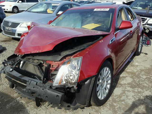 1G6DF5E57C0107698 - 2012 CADILLAC CTS LUXURY RED photo 2