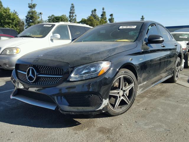 55SWF6EB9GU112151 - 2016 MERCEDES-BENZ C 450 4MAT BLACK photo 2