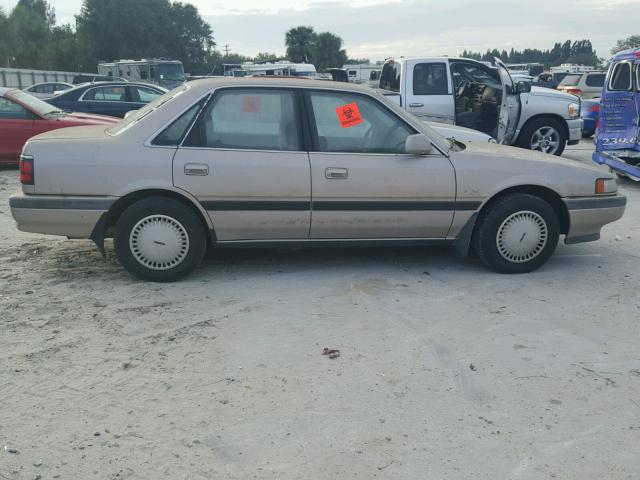 1YVGD22B2L5226829 - 1990 MAZDA 626 DX GRAY photo 9