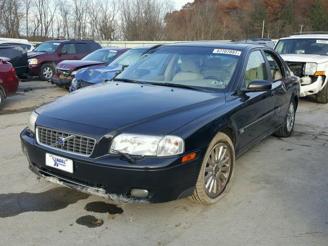 YV1TH592761445968 - 2006 VOLVO S80 2.5T BLACK photo 2