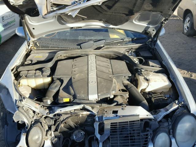 WDBLK70G91T061763 - 2001 MERCEDES-BENZ CLK 430 SILVER photo 7