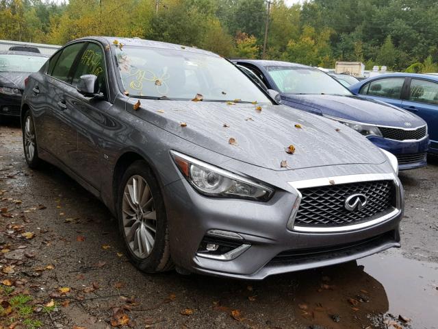 JN1EV7AP4JM361434 - 2018 INFINITI Q50 LUXE GRAY photo 1