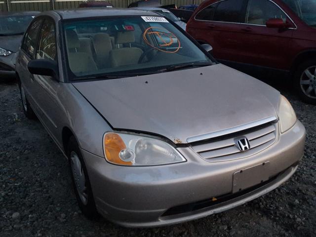 2HGES16501H515300 - 2001 HONDA CIVIC LX TAN photo 1