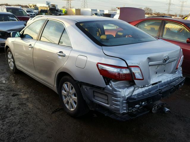 4T1BB46K79U098352 - 2009 TOYOTA CAMRY HYBR SILVER photo 3