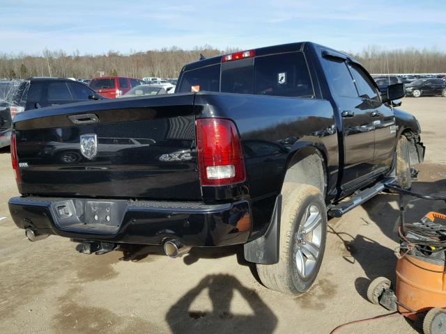 1C6RR7MT2ES376213 - 2014 RAM 1500 SPORT BLACK photo 4