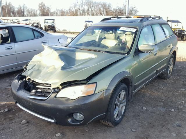 4S4BP86C064316113 - 2006 SUBARU LEGACY OUT GREEN photo 2