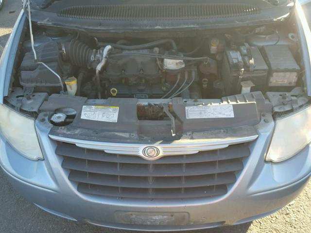 2A4GP44R36R743125 - 2006 CHRYSLER TOWN & COU BLUE photo 7