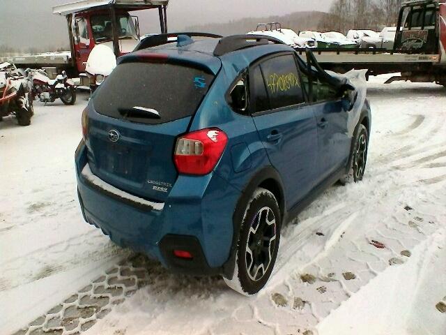 JF2GPANC9H8221615 - 2017 SUBARU CROSSTREK BLUE photo 4