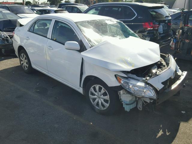 1NXBU40E69Z103277 - 2009 TOYOTA COROLLA BA WHITE photo 1