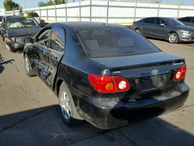 JTDBR32E730015009 - 2003 TOYOTA COROLLA CE BLACK photo 3