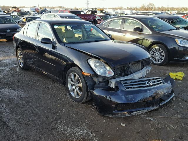 JNKCV51E95M218491 - 2005 INFINITI G35 BLACK photo 1