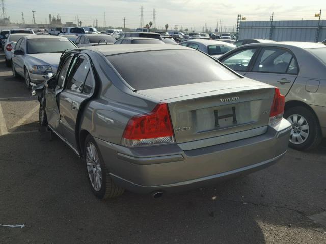 YV1RS592272638584 - 2007 VOLVO S60 2.5T GREEN photo 3