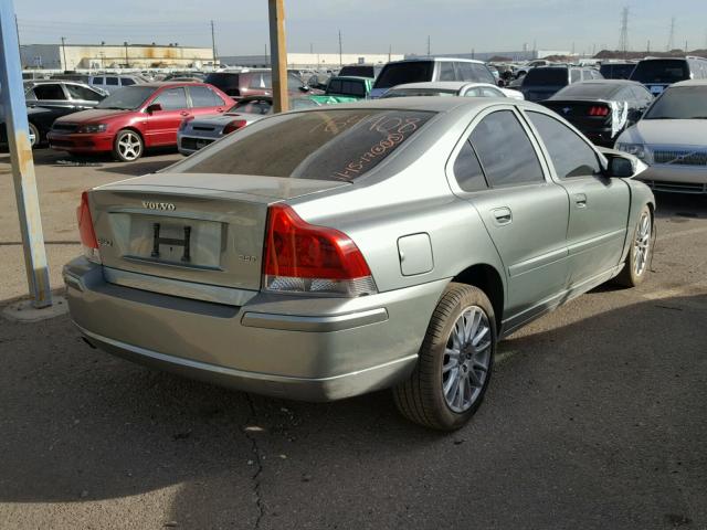 YV1RS592272638584 - 2007 VOLVO S60 2.5T GREEN photo 4