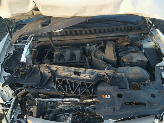 1FAHP2HW6AG161762 - 2010 FORD TAURUS SEL WHITE photo 7