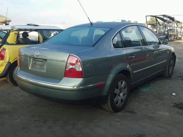 WVWRH63B73P195056 - 2003 VOLKSWAGEN PASSAT GLX GREEN photo 4