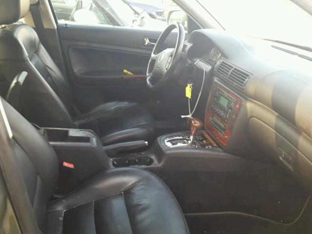 WVWRH63B73P195056 - 2003 VOLKSWAGEN PASSAT GLX GREEN photo 5