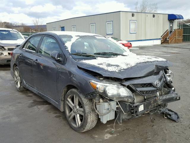 2T1BU4EE2DC954124 - 2013 TOYOTA COROLLA BA GRAY photo 1