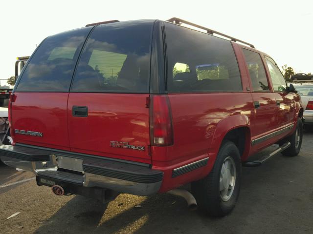 1GKFK16KXRJ768843 - 1994 GMC SUBURBAN K RED photo 4