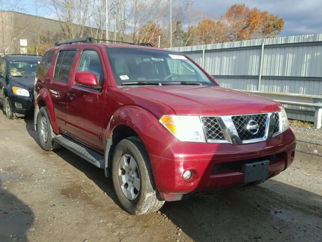 5N1AR18W16C636812 - 2006 NISSAN PATHFINDER RED photo 1