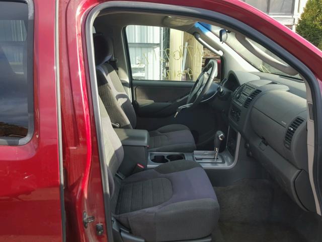 5N1AR18W16C636812 - 2006 NISSAN PATHFINDER RED photo 5