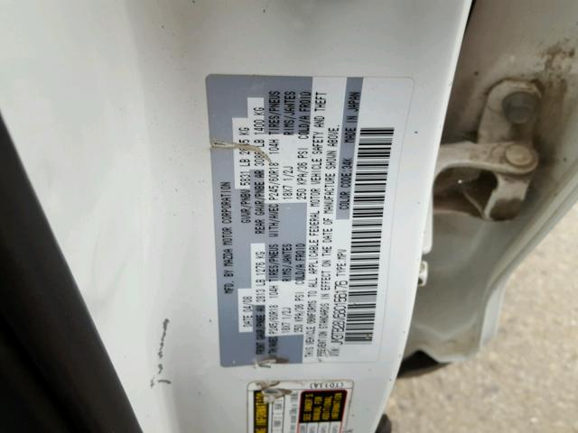 JM3TB28V680156176 - 2008 MAZDA CX-9 WHITE photo 10