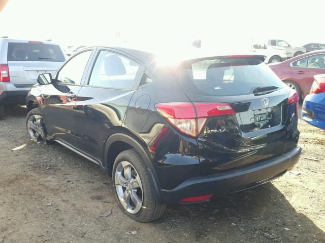 3CZRU6H3XHG700879 - 2017 HONDA HR-V LX BLACK photo 3