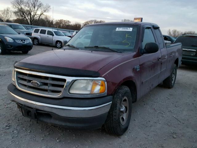 1FTRX17W03NA59320 - 2003 FORD F150 MAROON photo 2