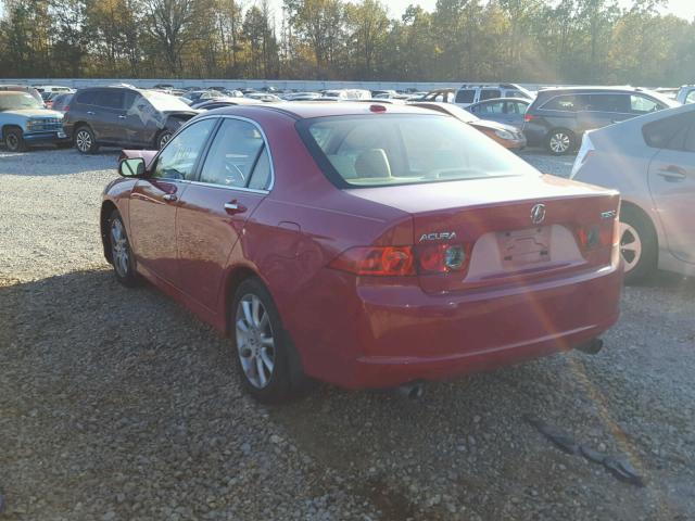 JH4CL96878C002844 - 2008 ACURA TSX RED photo 3