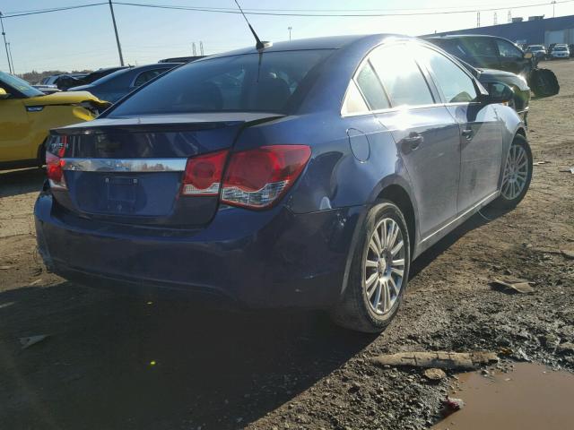 1G1PK5SC2C7135742 - 2012 CHEVROLET CRUZE ECO BLUE photo 4