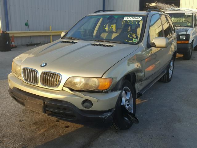 5UXFA53573LV93501 - 2003 BMW X5 3.0I GOLD photo 2