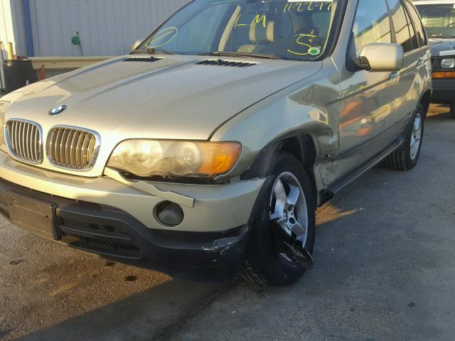 5UXFA53573LV93501 - 2003 BMW X5 3.0I GOLD photo 9