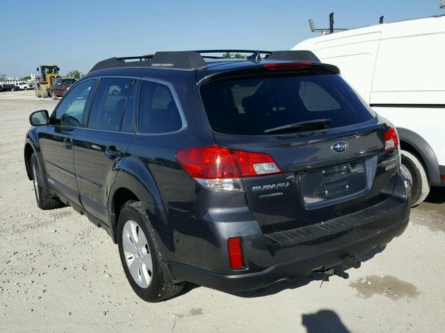 4S4BRBLC9C3238427 - 2012 SUBARU OUTBACK 2. GRAY photo 3