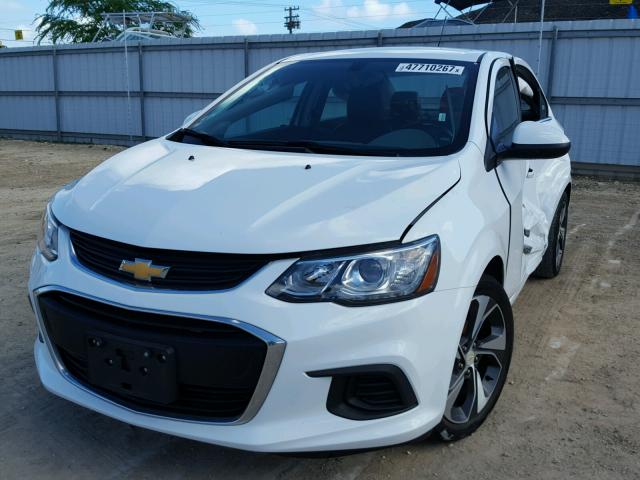 1G1JF5SBXH4110937 - 2017 CHEVROLET SONIC PREM WHITE photo 2