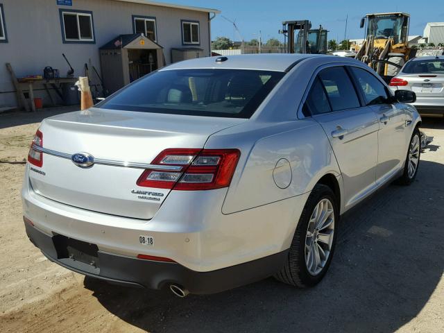 1FAHP2F82GG129467 - 2016 FORD TAURUS LIM SILVER photo 4