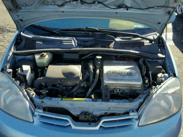 JT2BK12UX10003684 - 2001 TOYOTA PRIUS BLUE photo 7