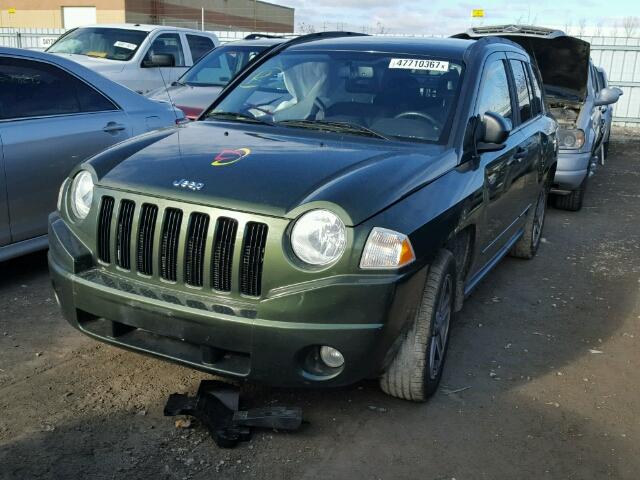 1J8FF47B79D215591 - 2009 JEEP COMPASS SP GREEN photo 2