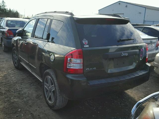1J8FF47B79D215591 - 2009 JEEP COMPASS SP GREEN photo 3
