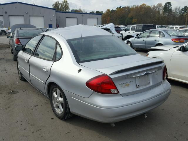 1FAFP55U53A268528 - 2003 FORD TAURUS SES SILVER photo 3