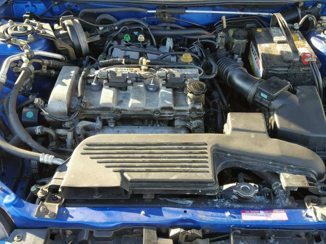 JM1BJ225230134751 - 2003 MAZDA PROTEGE DX BLUE photo 7