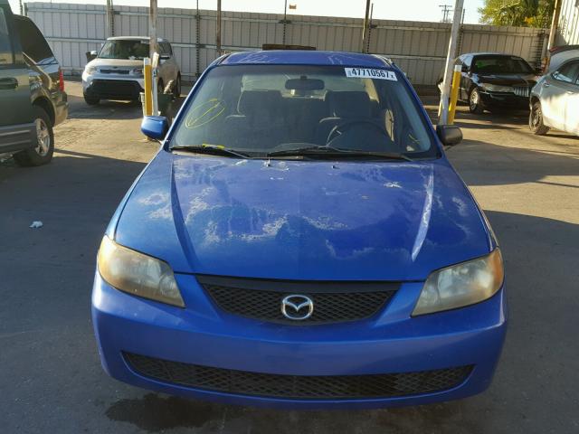 JM1BJ225230134751 - 2003 MAZDA PROTEGE DX BLUE photo 9