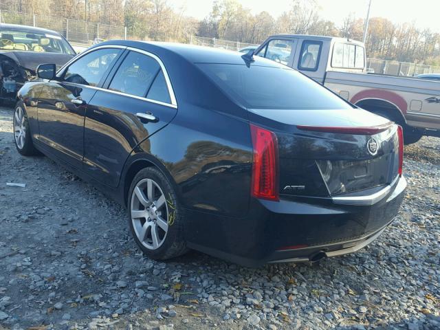 1G6AA5RA8D0114279 - 2013 CADILLAC ATS BLACK photo 3