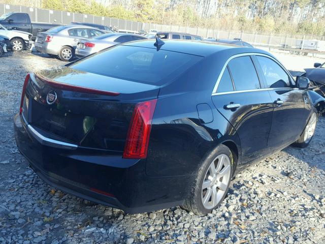 1G6AA5RA8D0114279 - 2013 CADILLAC ATS BLACK photo 4