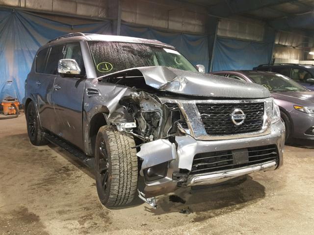 JN8AY2NCXH9500335 - 2017 NISSAN ARMADA SV GRAY photo 1