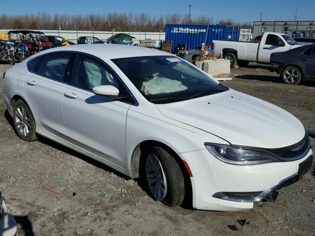 1C3CCCAB6FN503568 - 2015 CHRYSLER 200 LIMITE WHITE photo 1