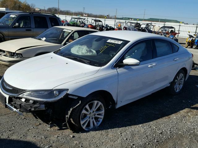 1C3CCCAB6FN503568 - 2015 CHRYSLER 200 LIMITE WHITE photo 2