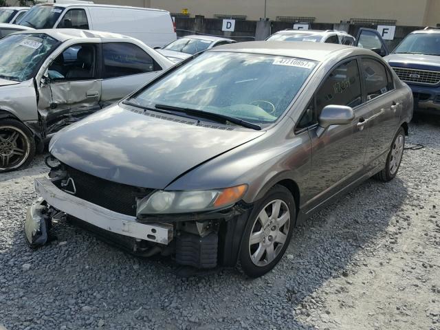 1HGFA15577L132541 - 2007 HONDA CIVIC LX GRAY photo 2