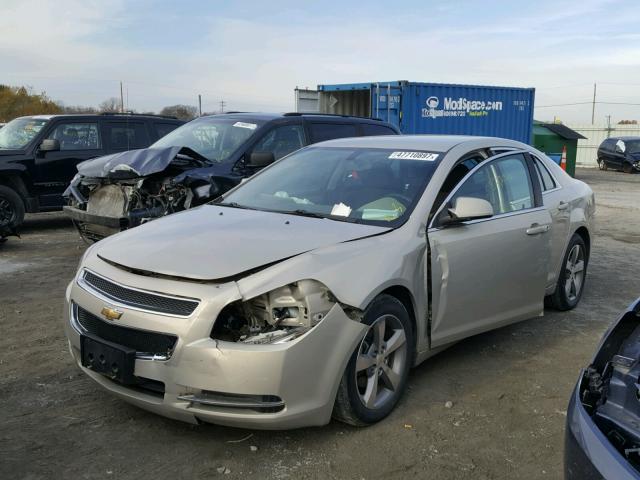 1G1ZC5E16BF394707 - 2011 CHEVROLET MALIBU 1LT GOLD photo 2