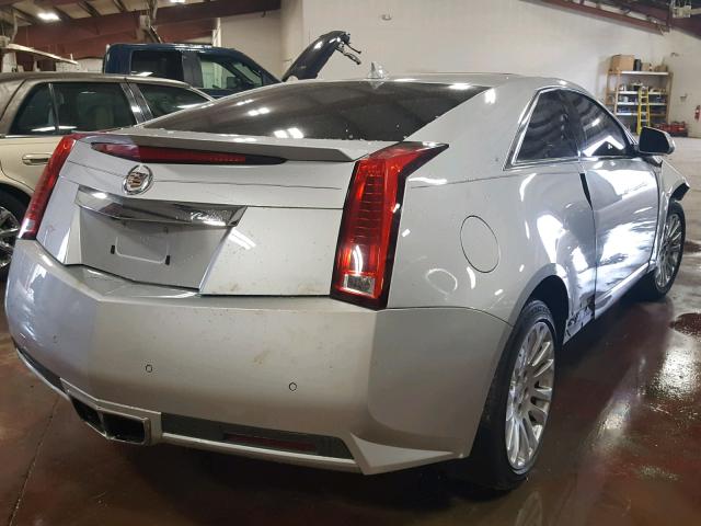 1G6DJ1E3XD0106259 - 2013 CADILLAC CTS PERFOR SILVER photo 4